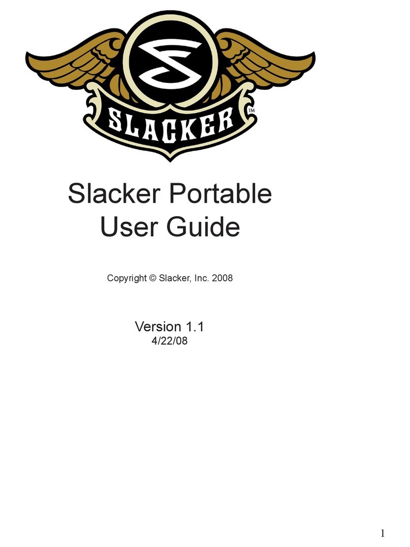 Slacker G1 4GB user guide