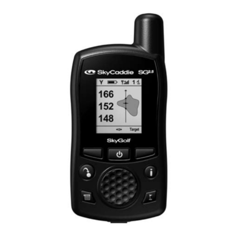 SkyGolf SkyCaddie SG2.5 User manual