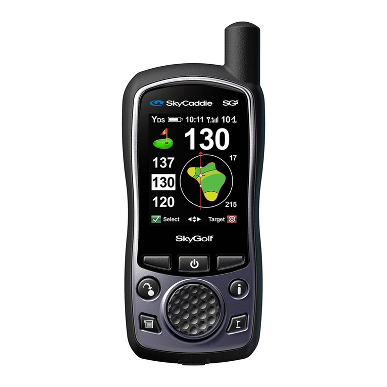 SkyGolf SkyCaddie SG5 User manual