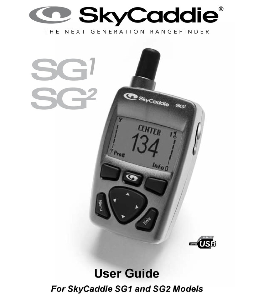 SkyGolf SkyCaddie SG1 user guide