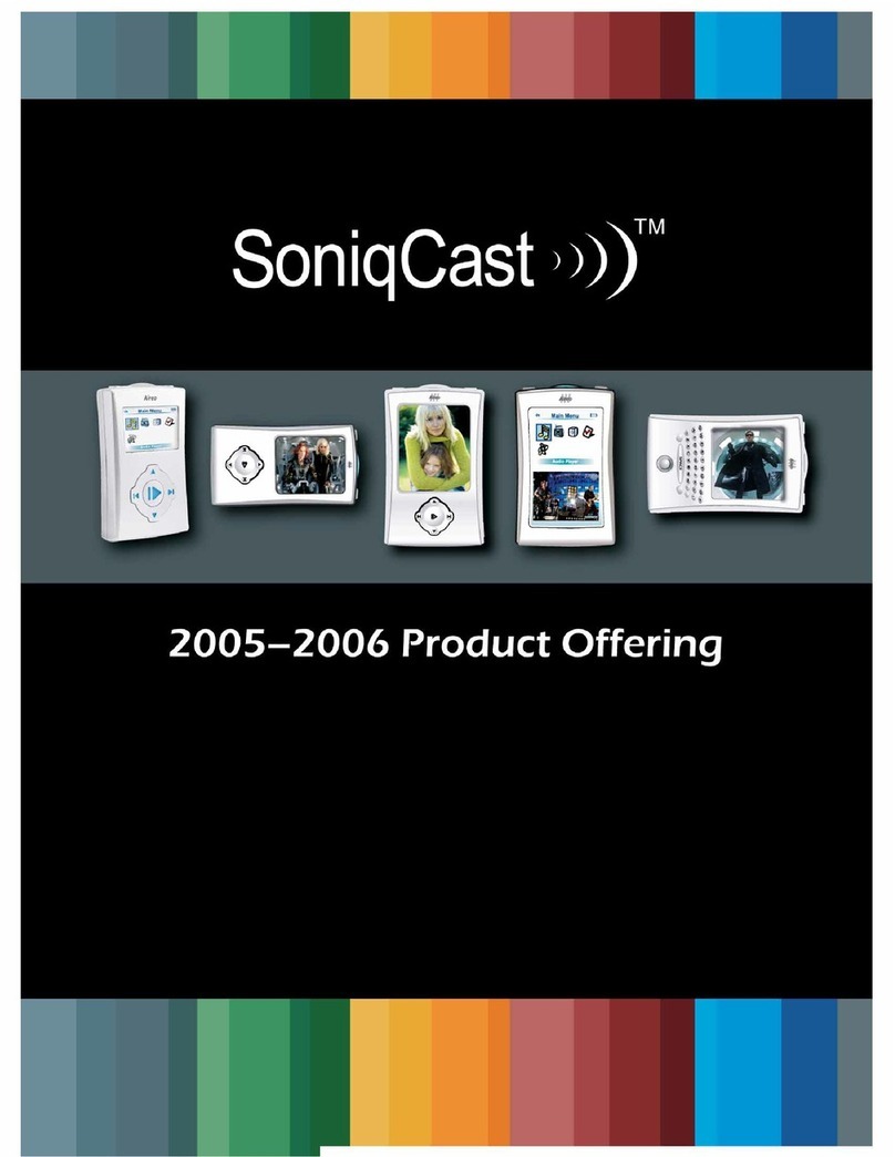 SoniqCast A3000 brochure