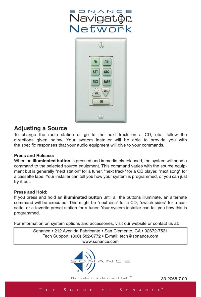 Sonance Navigator Harbor Manual