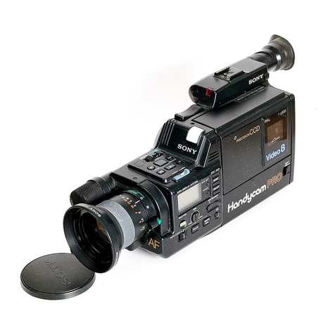 Sony CCD-V9 operating instructions