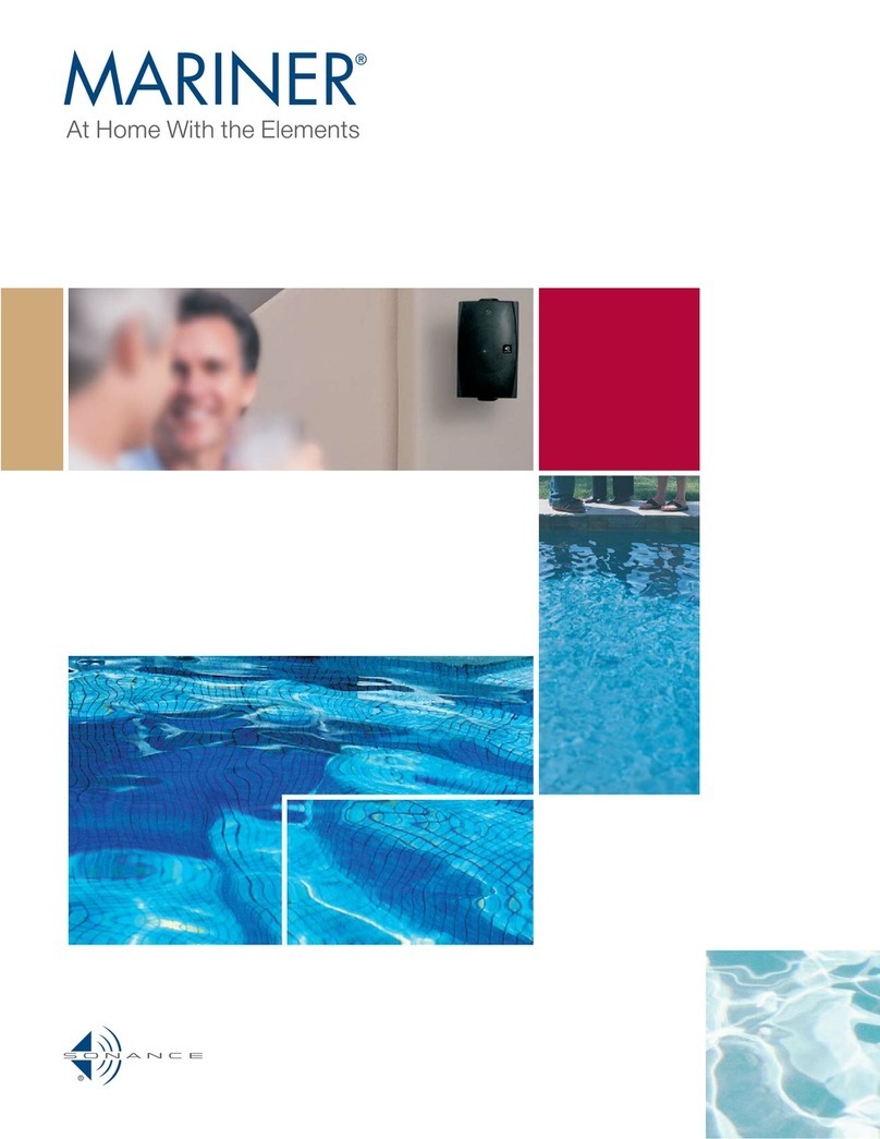 Sonance Mariner 51 User manual