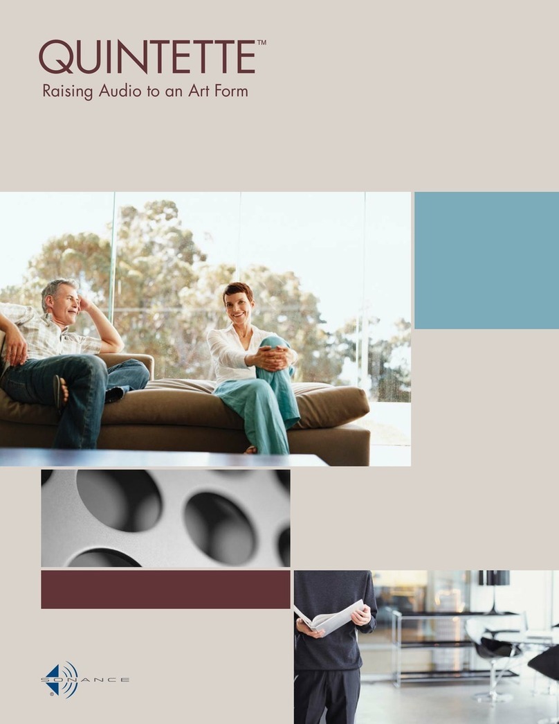 Sonance 521QR User manual