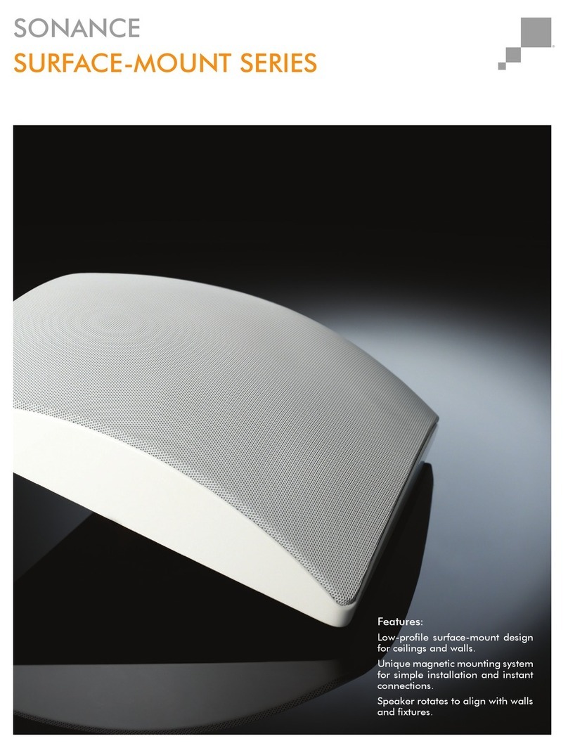 Sonance SM55 User manual