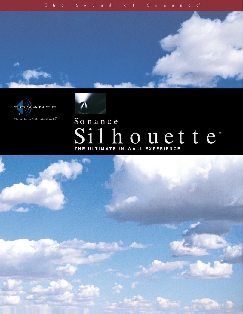 Sonance Silhouette I User manual