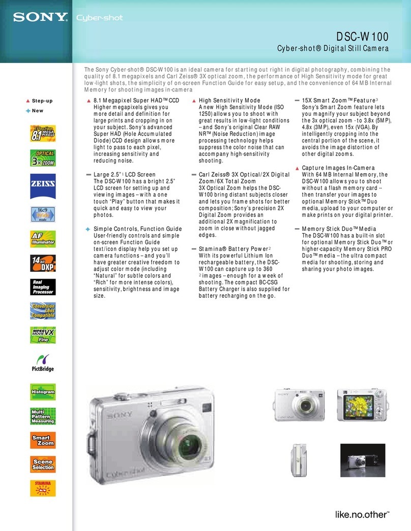 Sony Cyber-shot DSC-S600 User manual