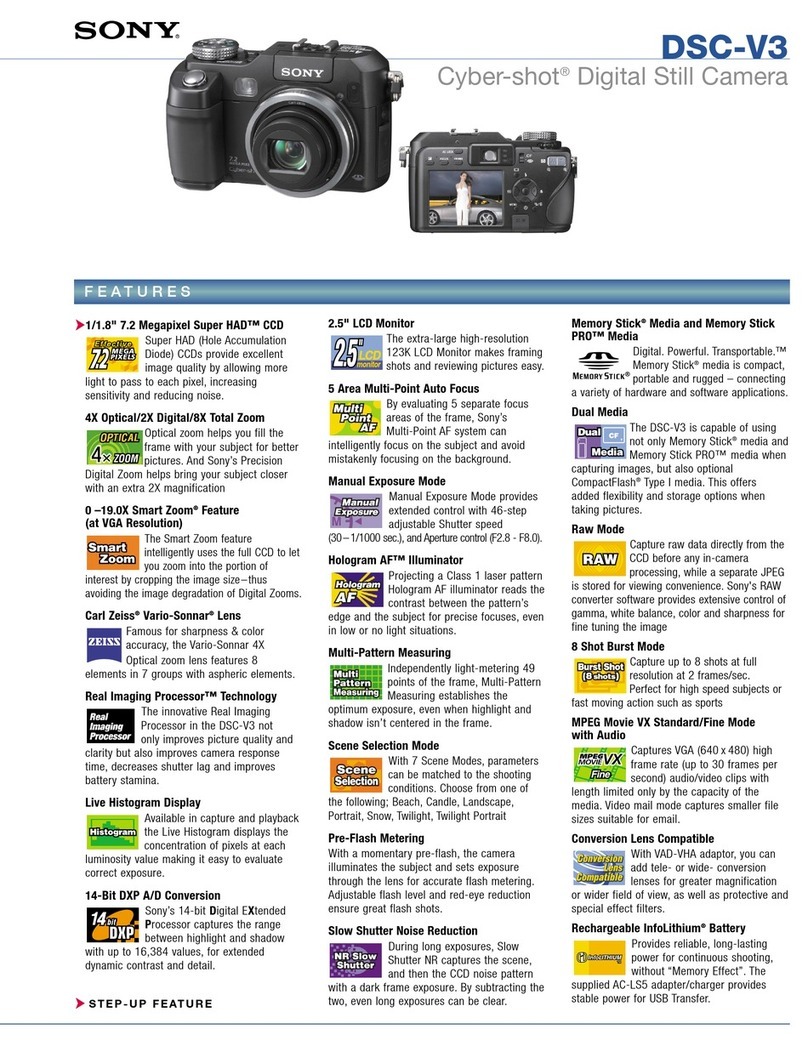 Sony Cyber-shot DSC-S600 brochure