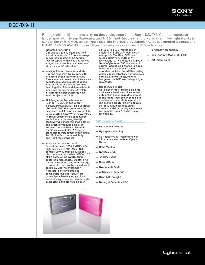 Sony Cyber-shot DSC-S600 User manual