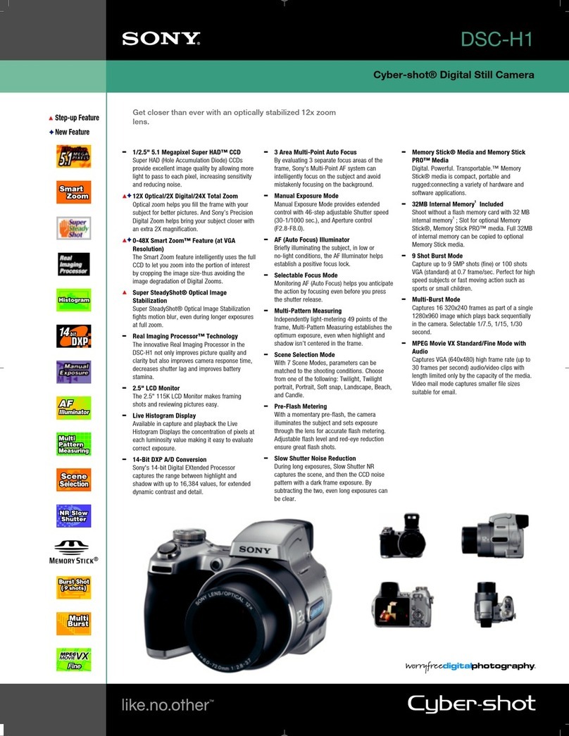 Sony Cyber-shot DSC-S600 Specifications