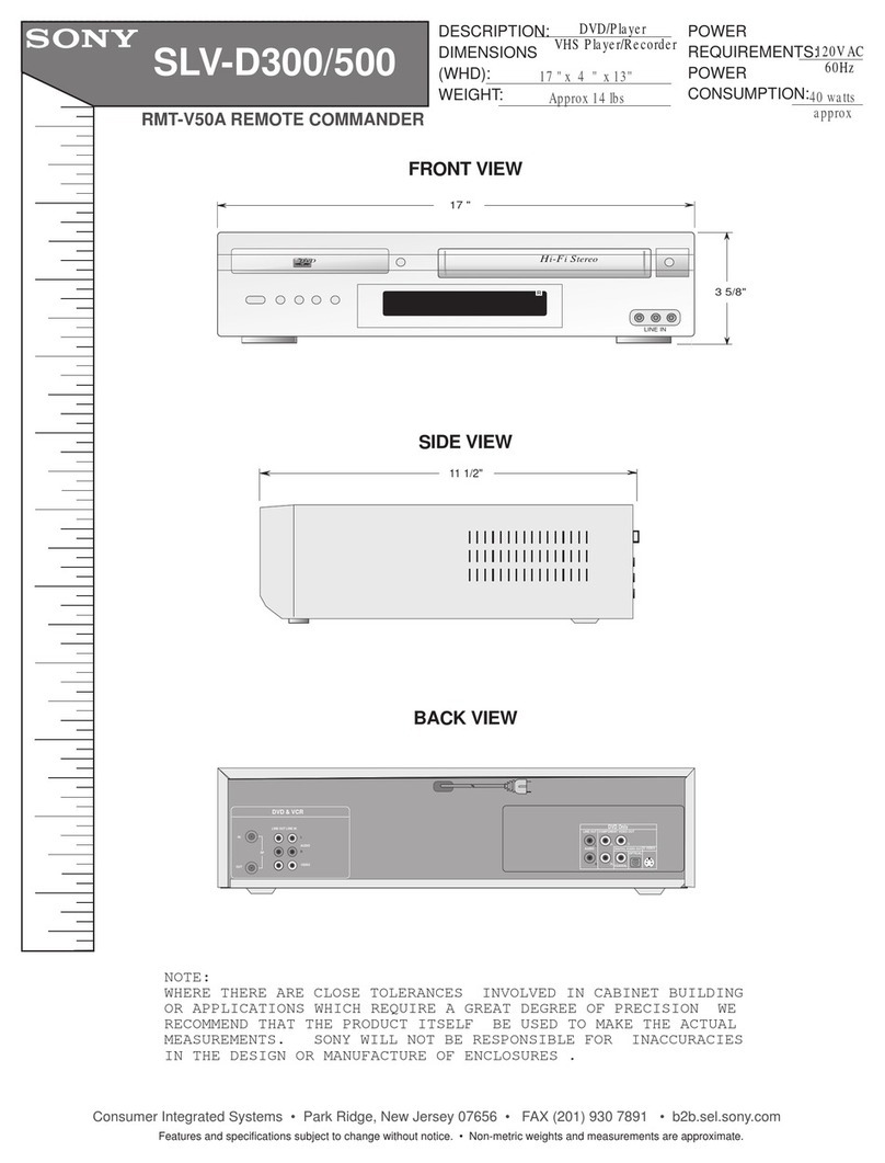 Sony SLV-D300P Operating Instructions (SLVD300P) User guide Sony SLV-D300P Operating Instructions (SLVD300P) User guide