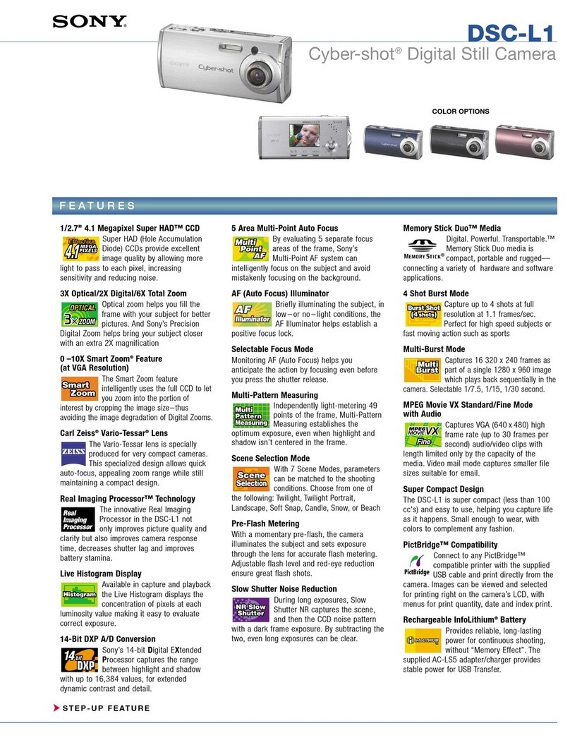 Sony Cyber-shot DSC-S600 User manual