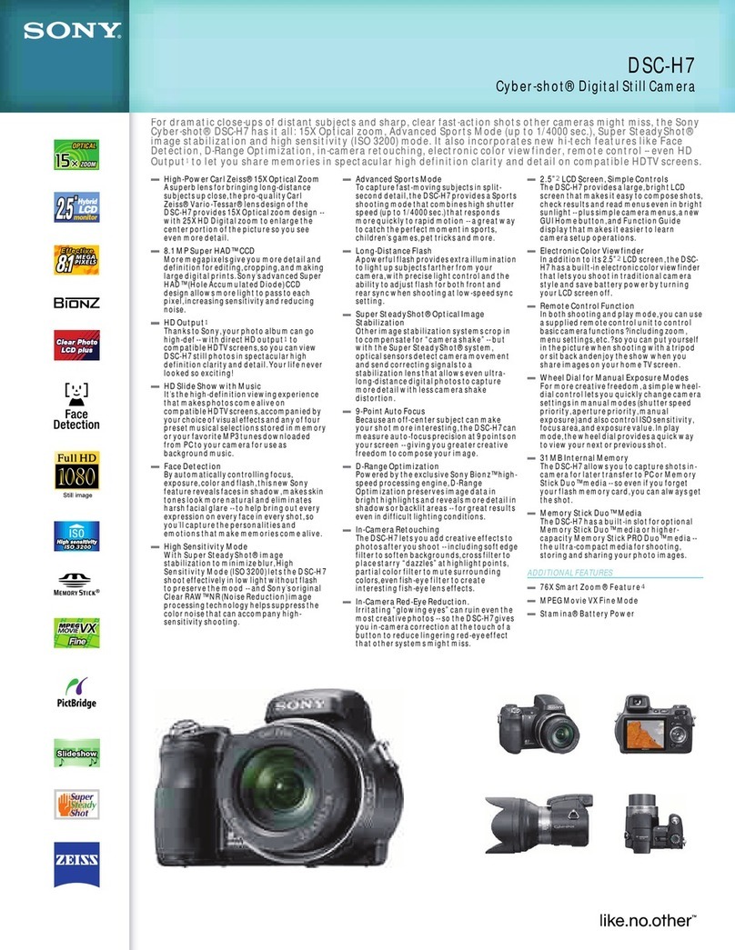 Sony Cyber-shot DSC-S600 User manual