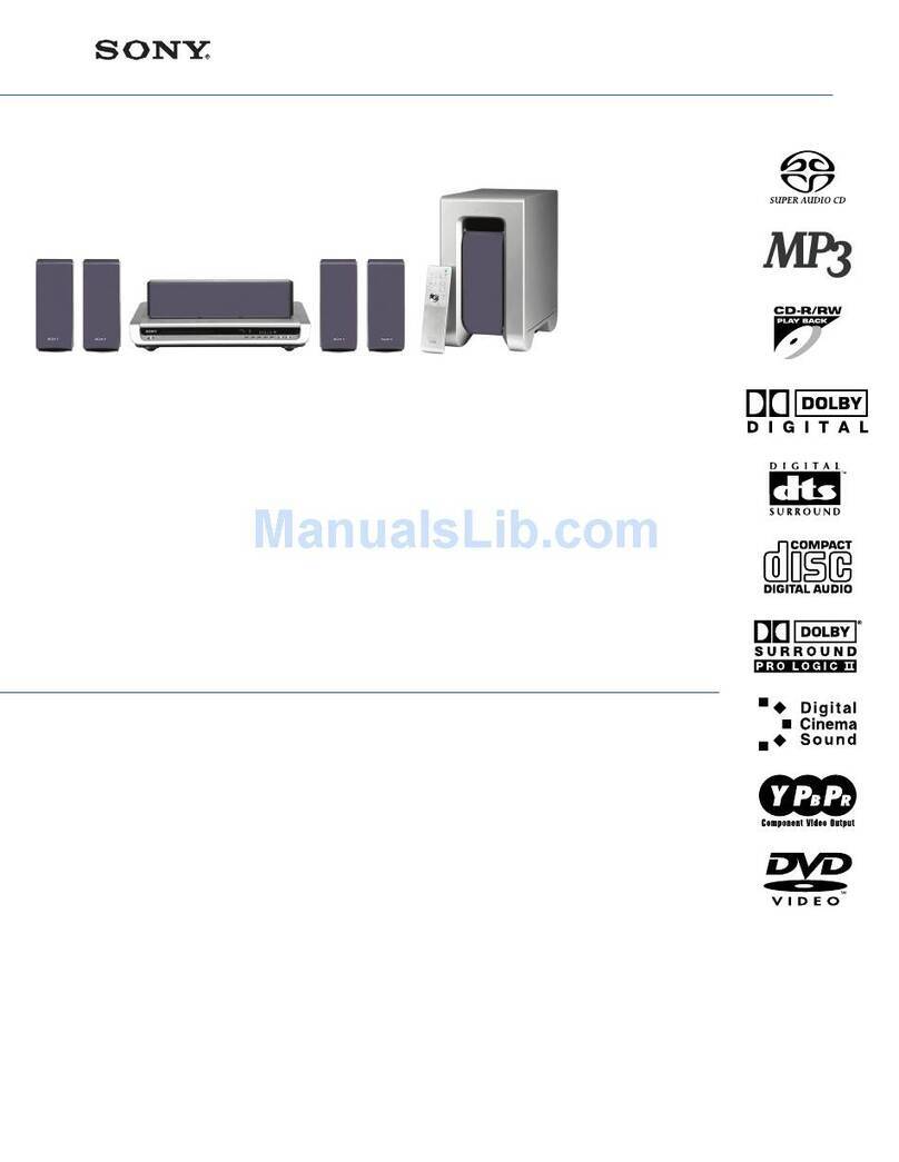 Sony DAV-FR1 User manual