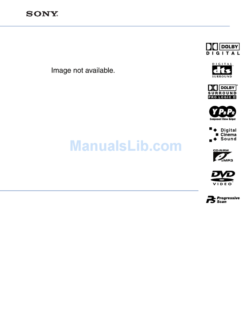 Sony DAV-BC150 - Dvd Home Theater System User manual