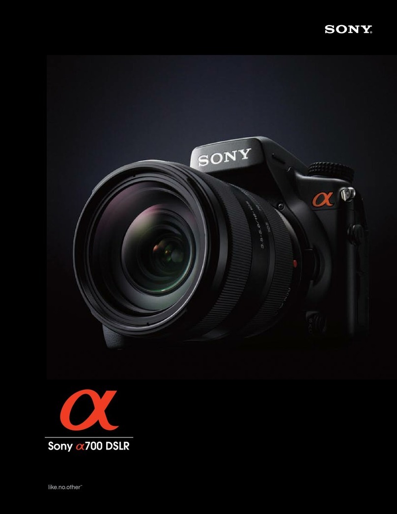 Sony DSLR-A700 User manual Sony DSLR-A700 User manual