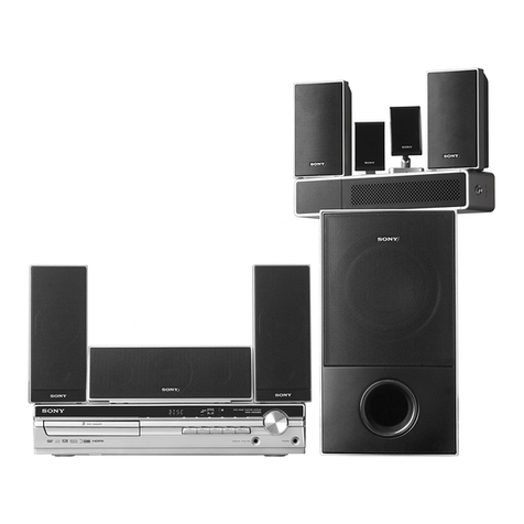 Sony DAV-HDX267W - 5 Disc Dvd/cd Player Home Theater... User manual