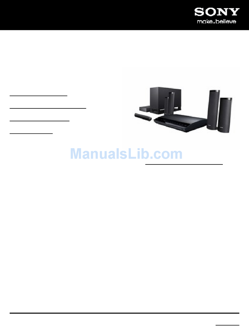 Sony BDV-E780W User manual