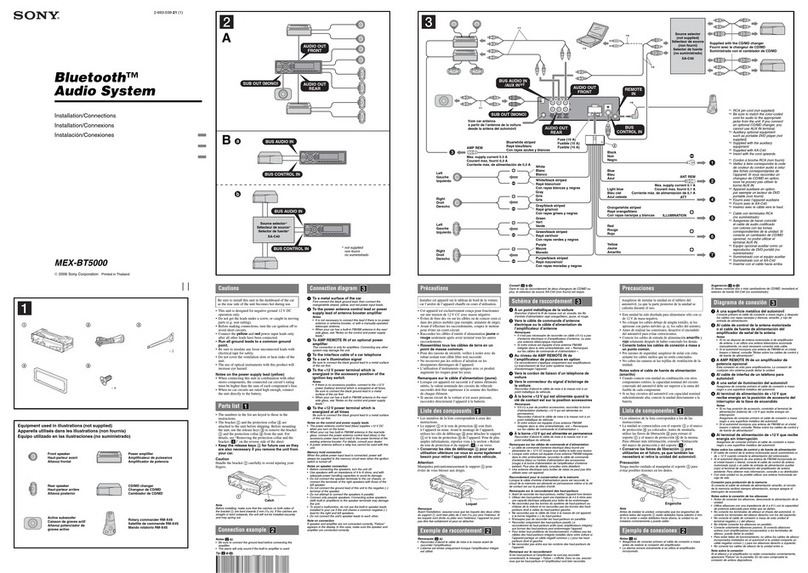 Sony XPlod MEX-BT5000 Product guide