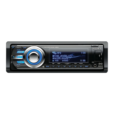Sony CDX-GT740UI User manual