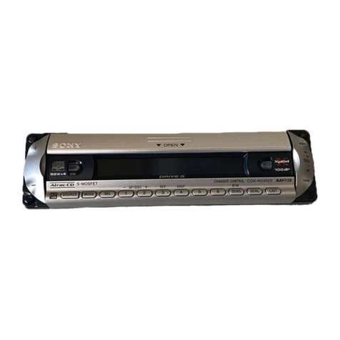 Sony CDX-R3410 operating instructions