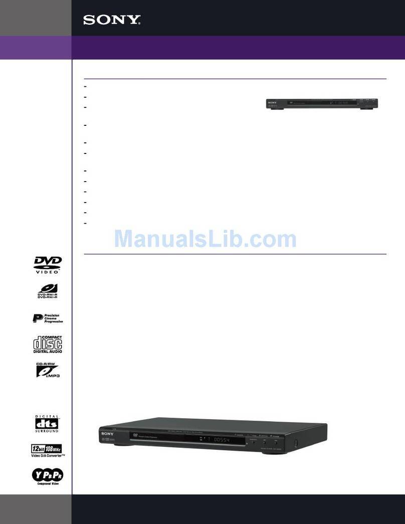 Sony DVP-NS50P User manual