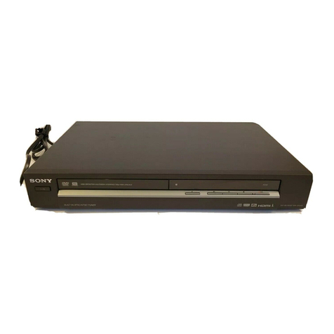 Sony RDRGXD455 - DVD Recorder With TV Tuner Specifications