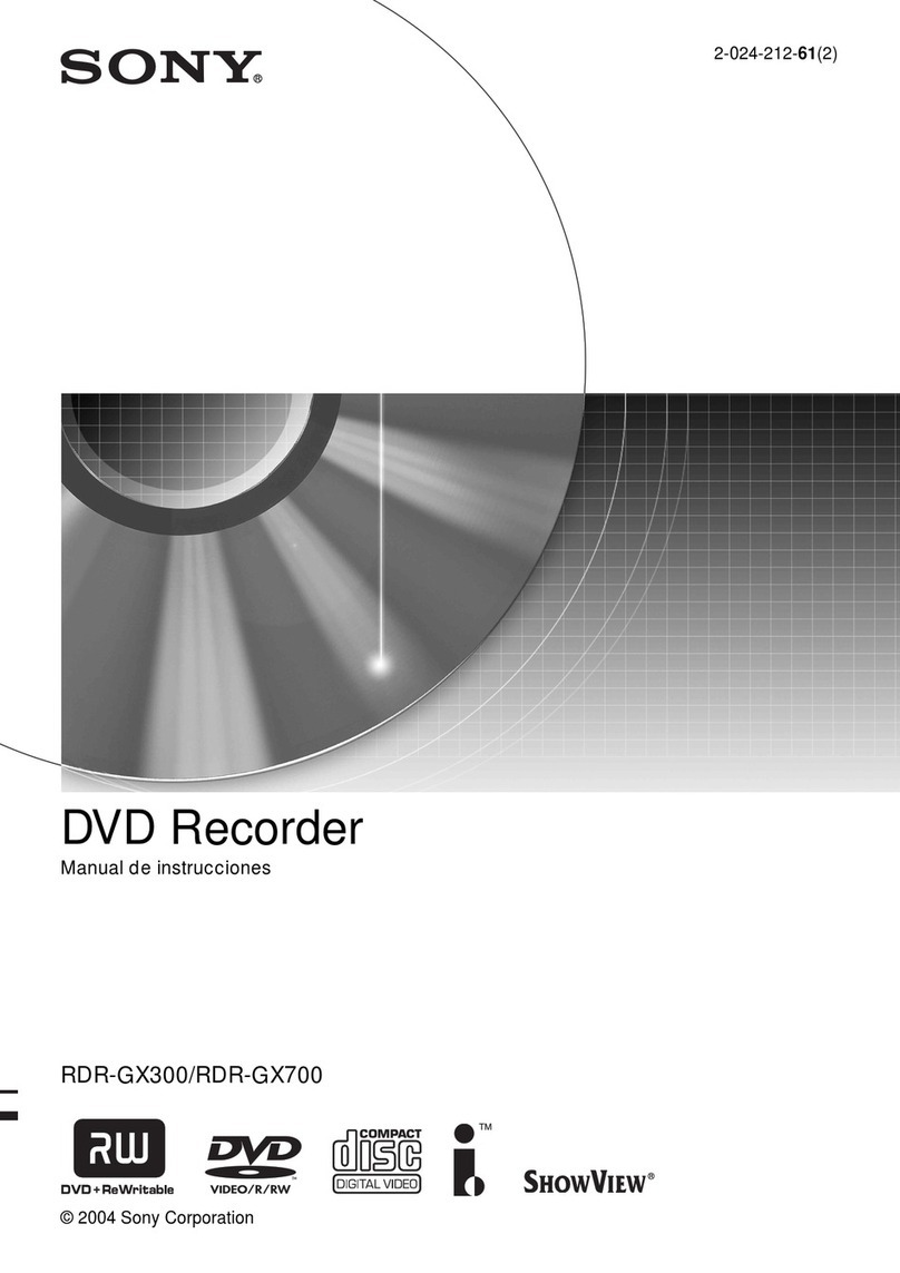 Sony RDR-GX300 Setup guide Sony RDR-GX300 Setup guide