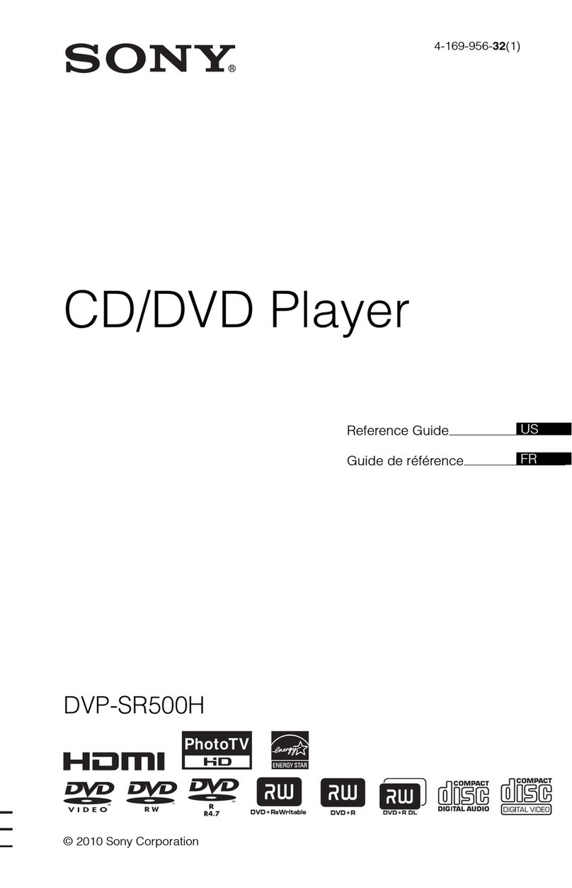 Sony DVP-SR500H User manual