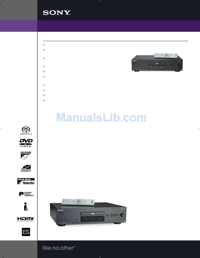 Sony DVP-NS3100ES - Es Dvd/sa-cd Player Specifications