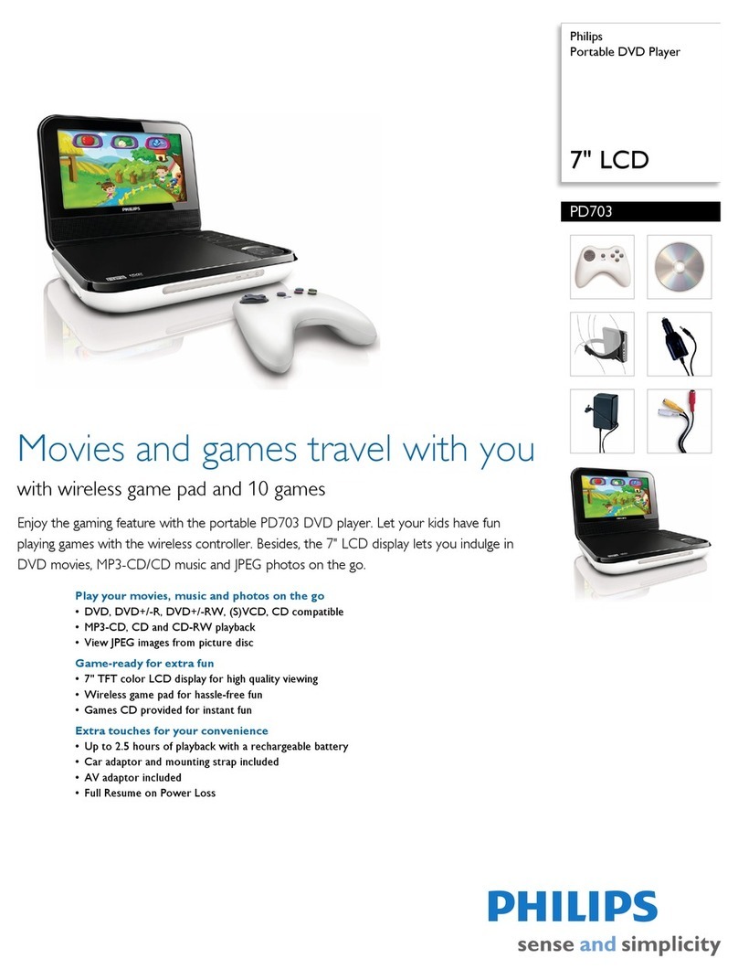 Philips PD703 Specifications