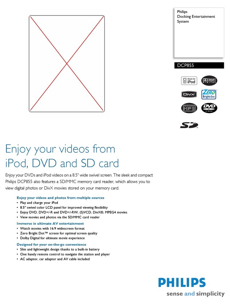 Philips DCP855 User manual