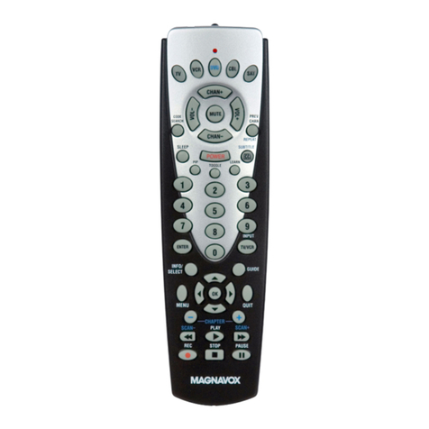 Magnavox MRU2500 - Universal Remote Control User manual Magnavox MRU2500 - Universal Remote Control User manual