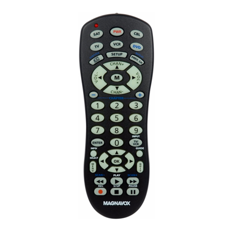 Magnavox MRU3500 - Universal Remote Control User manual