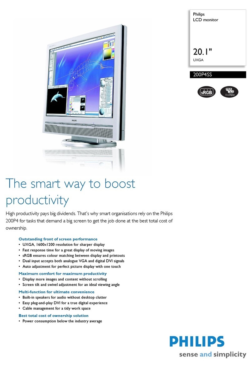 Philips 200P4SS User manual