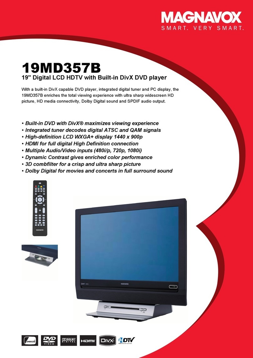 Magnavox 19MD357B - Hook Up Guide User manual