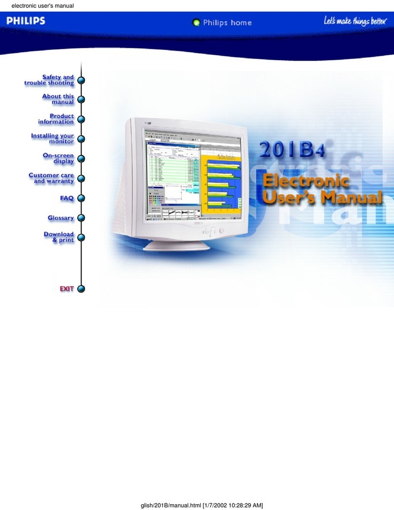Philips 201B40 User manual