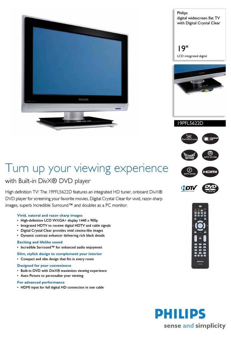 Philips 19PFL5622D Specifications