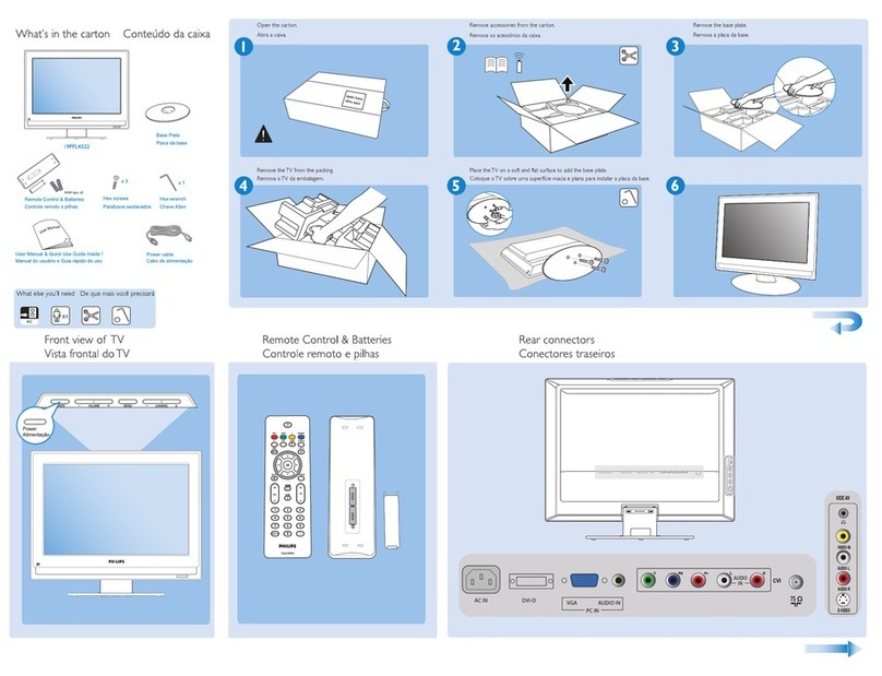 Philips 19PFL4322 User manual