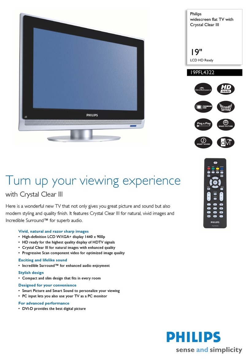 Philips 19PFL4322 User manual