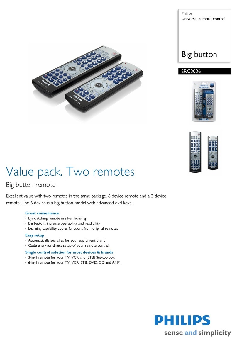 Philips SRC3036 User manual Philips SRC3036 User manual