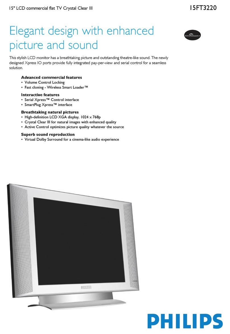 Philips 15FT3220 User manual