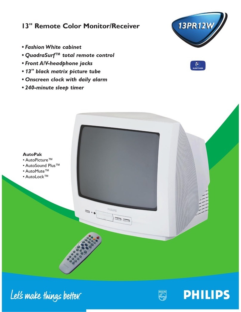 Philips 13PR12W User manual Philips 13PR12W User manual