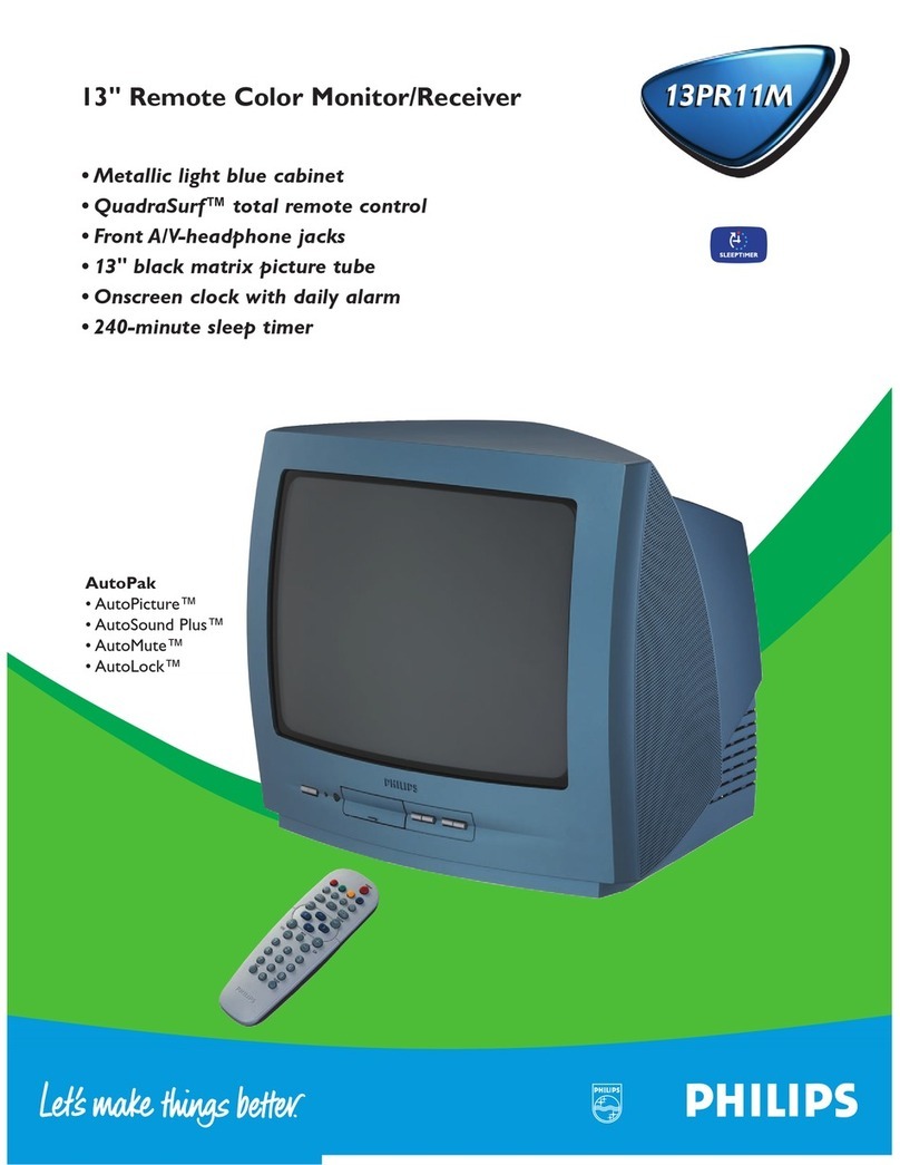 Philips 13PR11M User manual