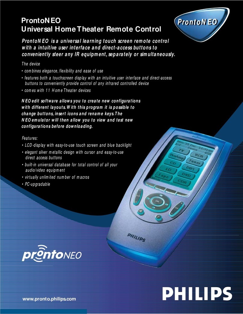 Philips TSU500 User manual