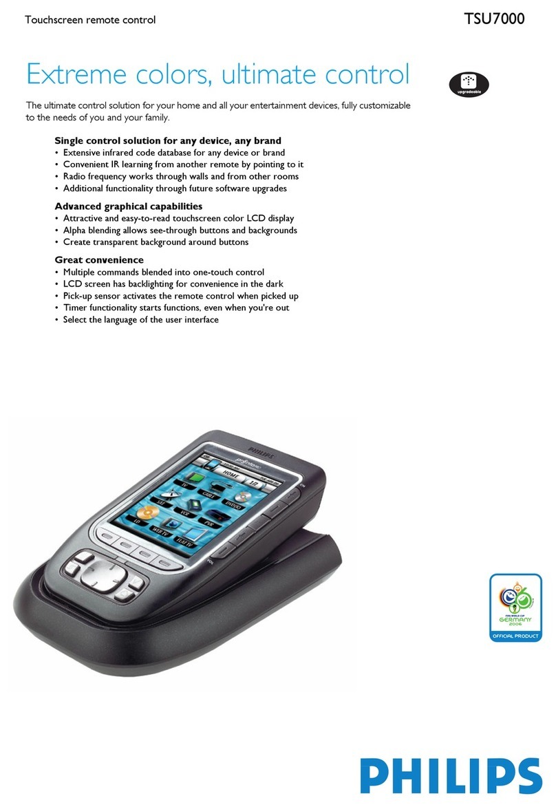 Philips TSU7000 Specifications