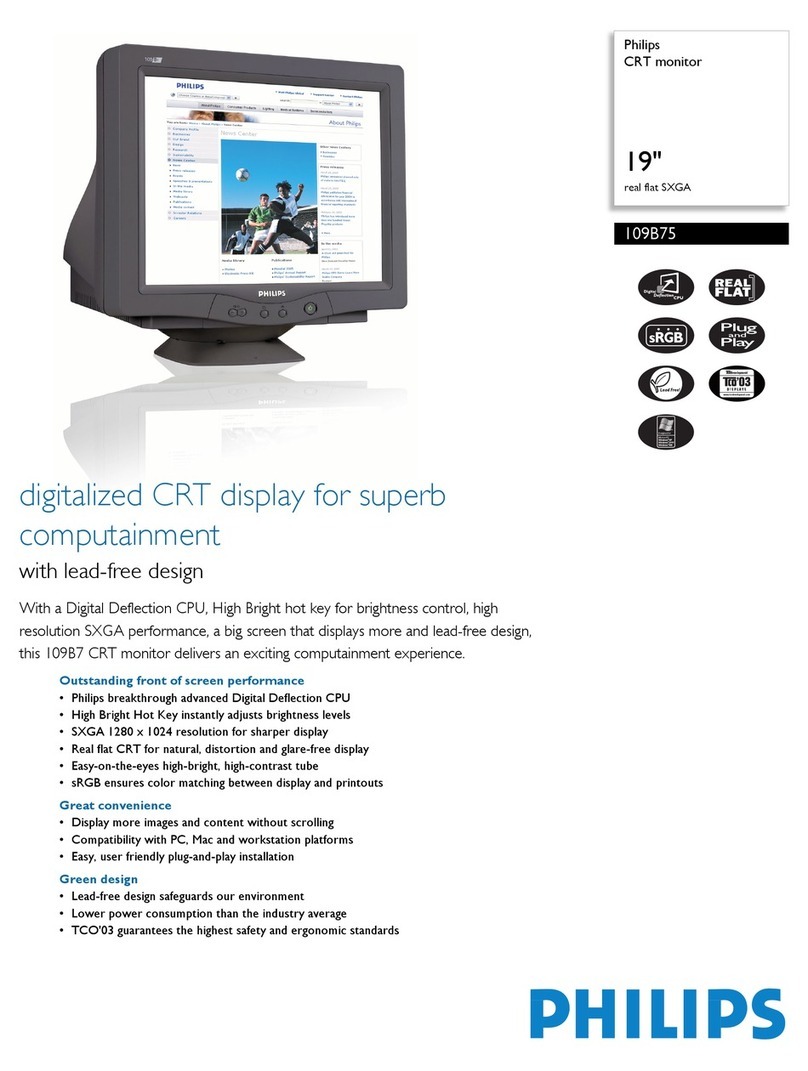 Philips 109B75 User manual