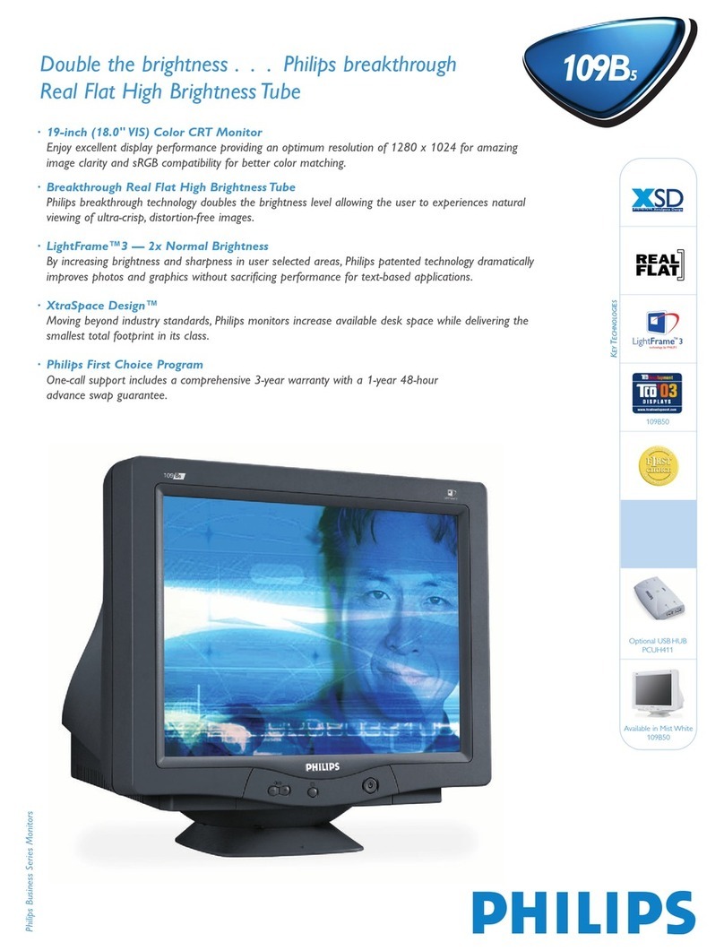 Philips 109B5 User manual