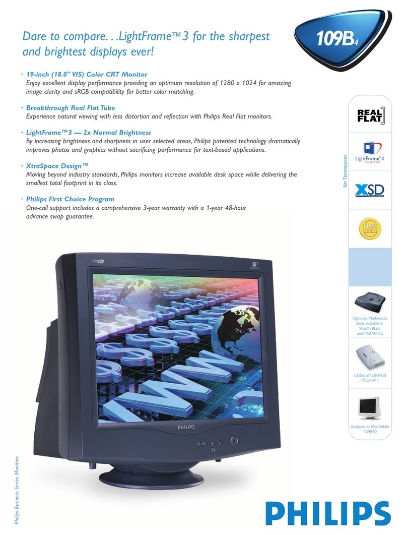 Philips 109B40 User manual
